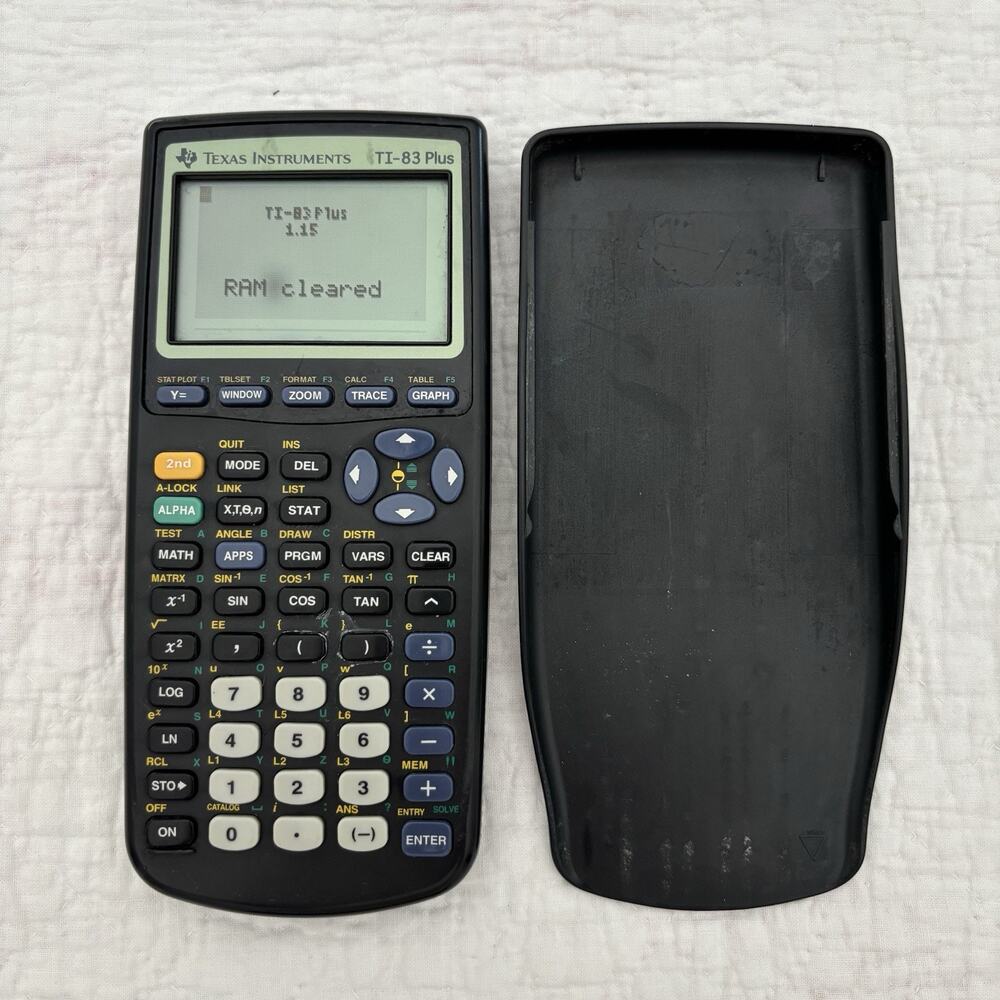 Texas Instruments Ti 83 Plus Graphing Calculator Tested Working